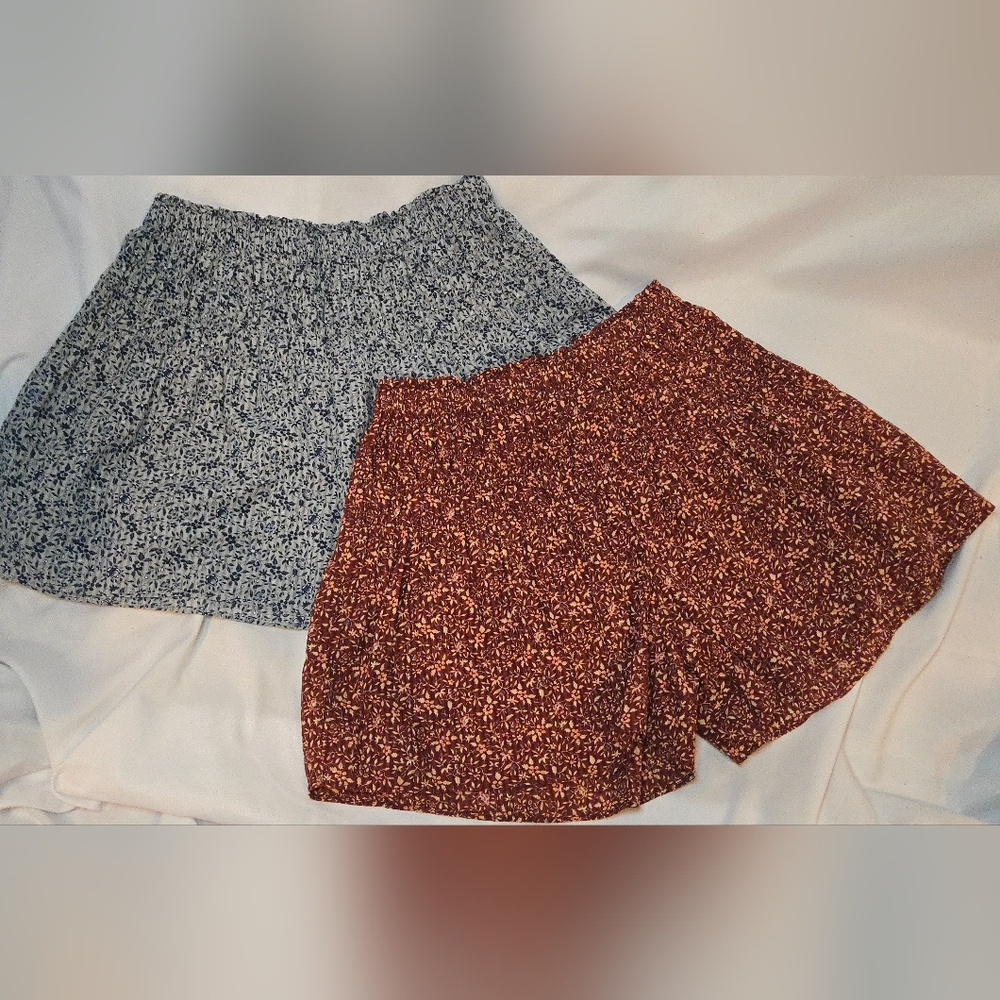 Madewell *LOT**BUNDLE* Cottagecore Floral Flowy Shorts Women's S
